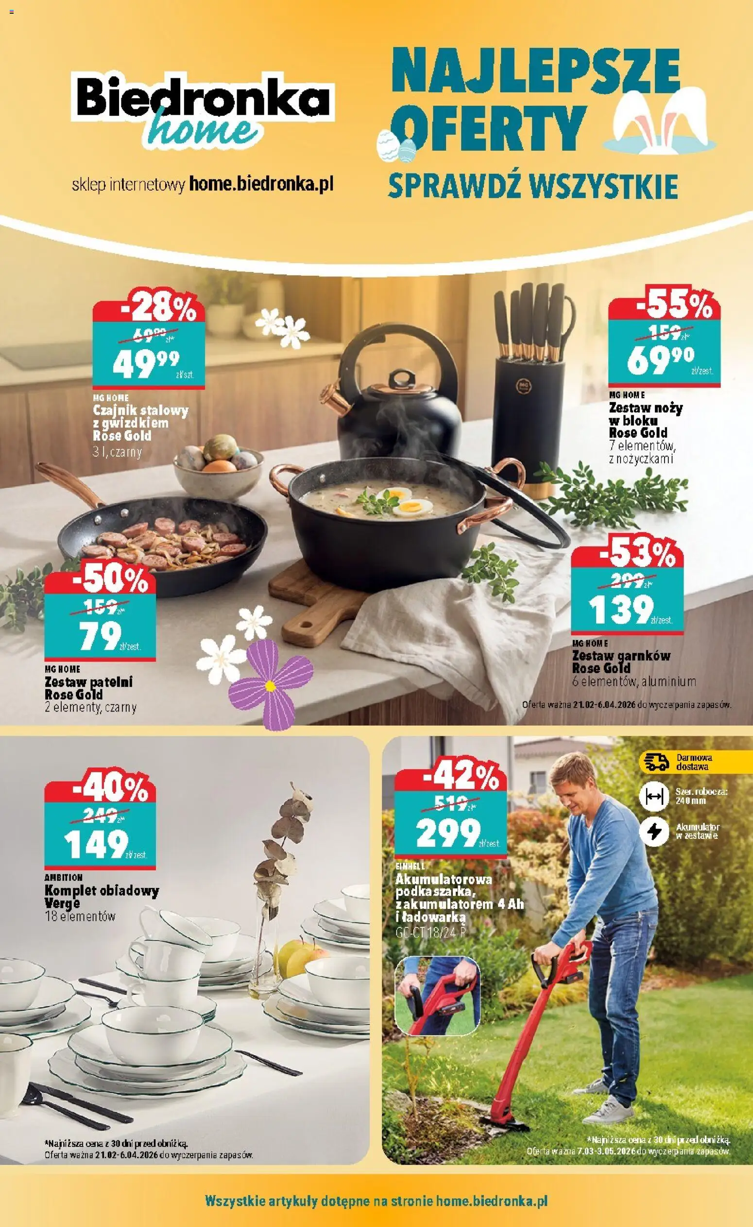 Biedronka gazetka - Home od 07.03.2026 | Strona: 1 | Produkty: Ładowarka, Czajnik