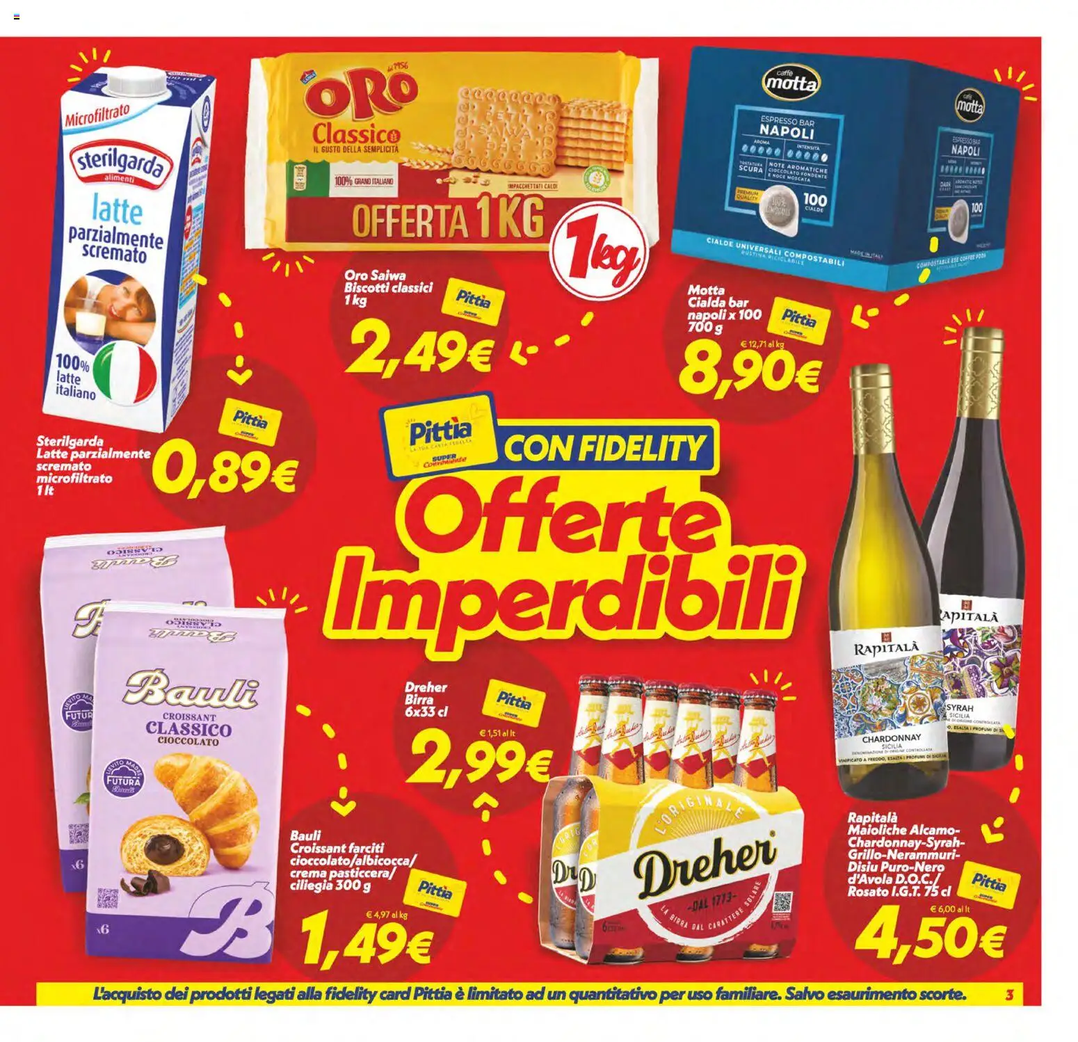Volantino SuperConveniente del 24.10.2025 | Pagina: 3 | Prodotti: Caffè, Cioccolato, Birra, Biscotti