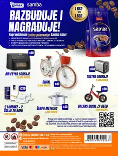 Gomex katalog - pregled Gomex kataloga - važi od 03.12.2025 | Strana: 24 | Proizvode: Telefon, Pakovanje, Kafa, Pica