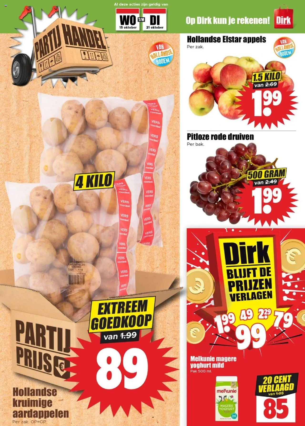 {H1} | Pagina: 5 | Producten: Yoghurt, Appels, Druiven