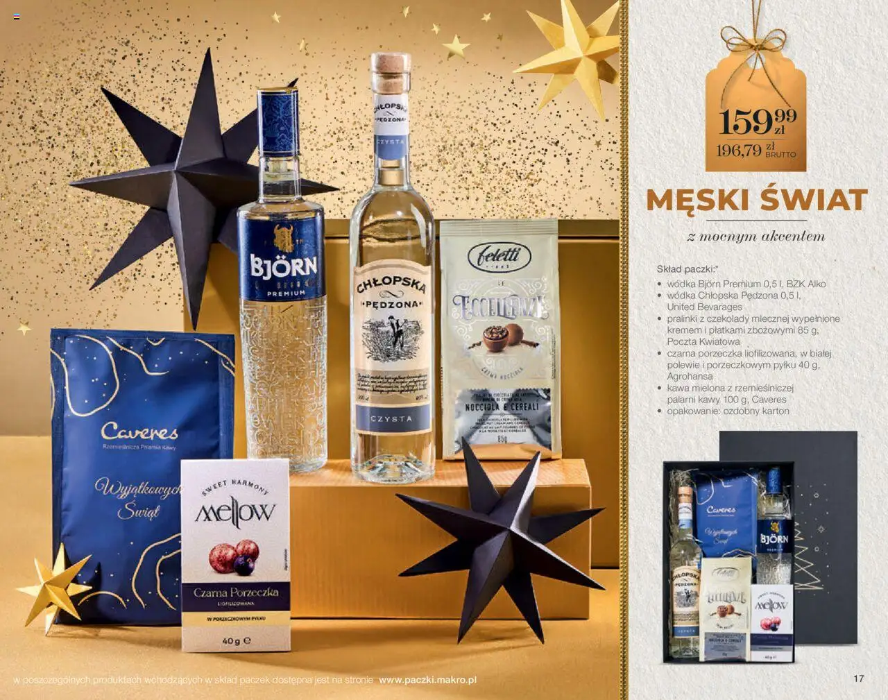 Makro Gazetka - Świat prezentów od 06.10.2025 | Strona: 17 | Produkty: Czekolady, Pączki, Porzeczka, Wódka