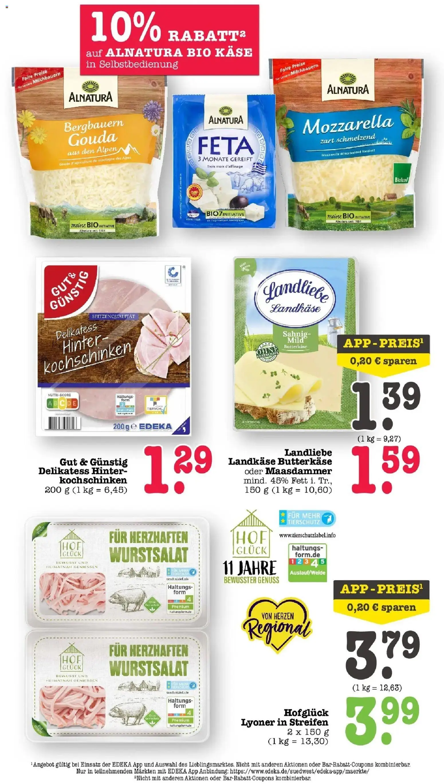 E center Prospekt Mainz-Weisenau	 – gültig ab 12.04.2026 | Seite: 35 | Produkte: Feta, Käse, Mozzarella, Gouda