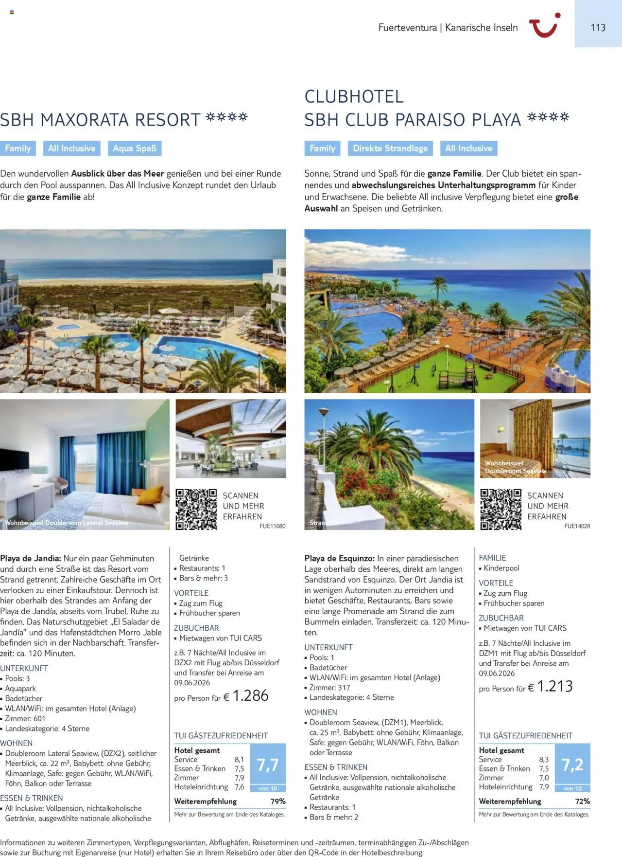 TUI Prospekt Kanaren, Kapverden & Senegal 2025/26	  – gültig ab 01.11.2025 | Seite: 113 | Produkte: Babybett