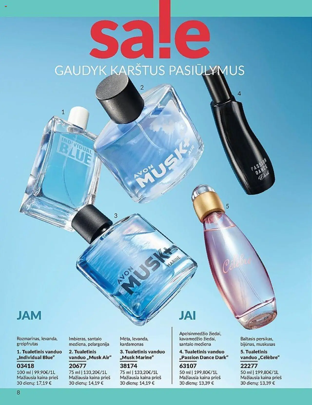 AVON leidinys│galioja nuo 01.07.2025 | Puslapis: 8 | Prekių: Tualetinis vanduo