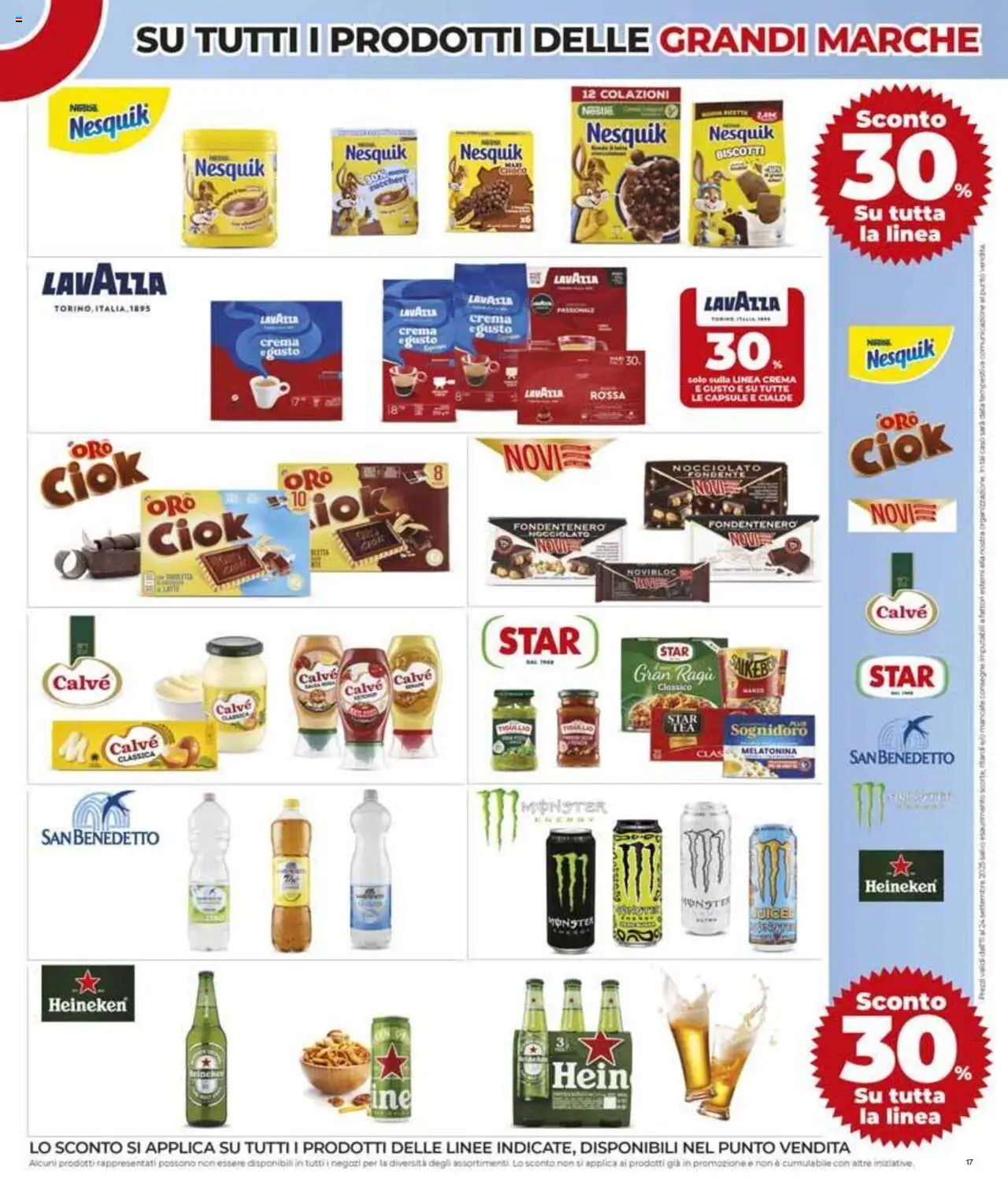 Volantino COOP del 04.09.2025 | Pagina: 17 | Prodotti: Crema, Biscotti, Lavazza, Heineken