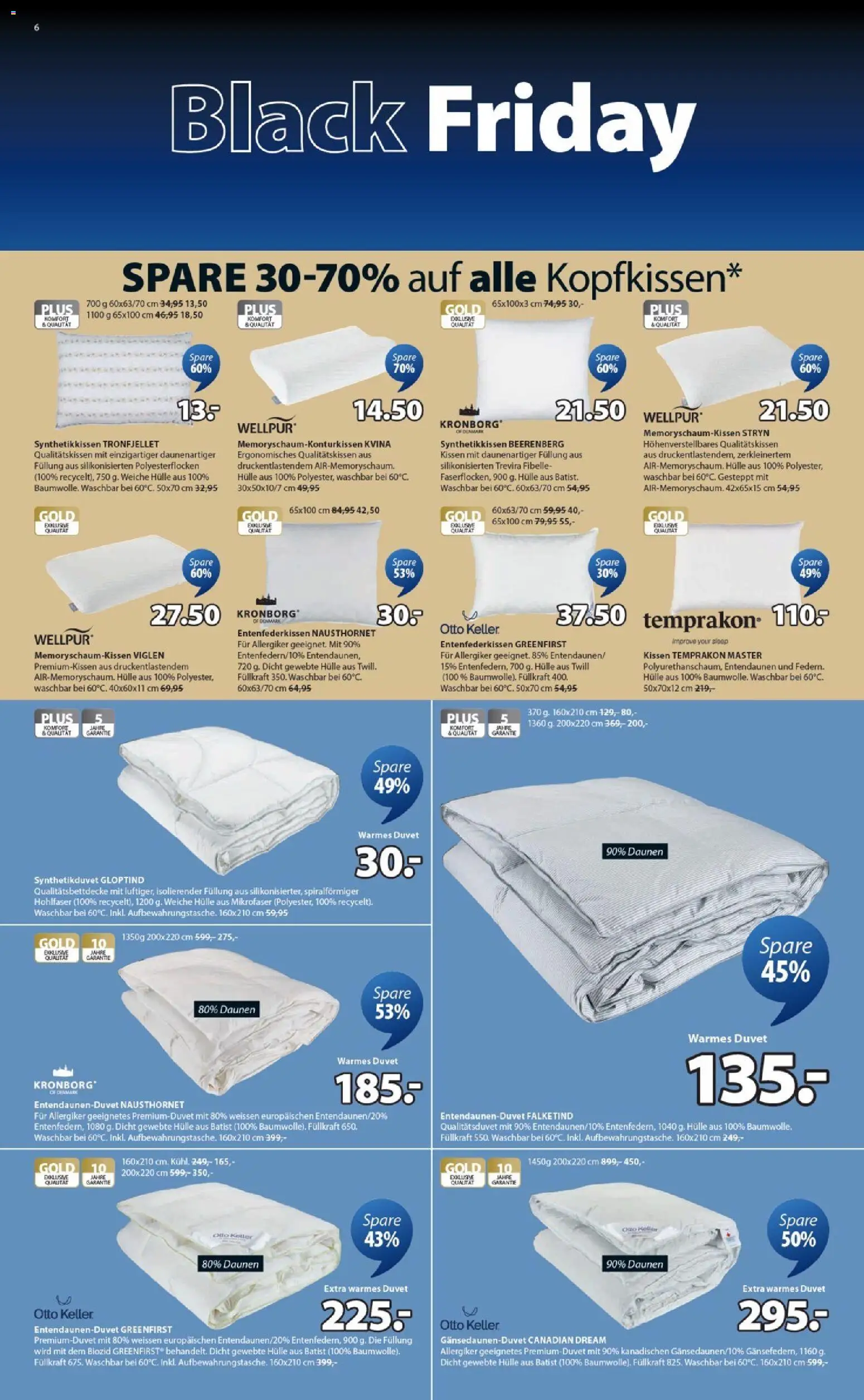 JYSK - Black Friday – gültig ab 24.11.2025 | Seite: 6 | Produkte: Kissen, Hülle