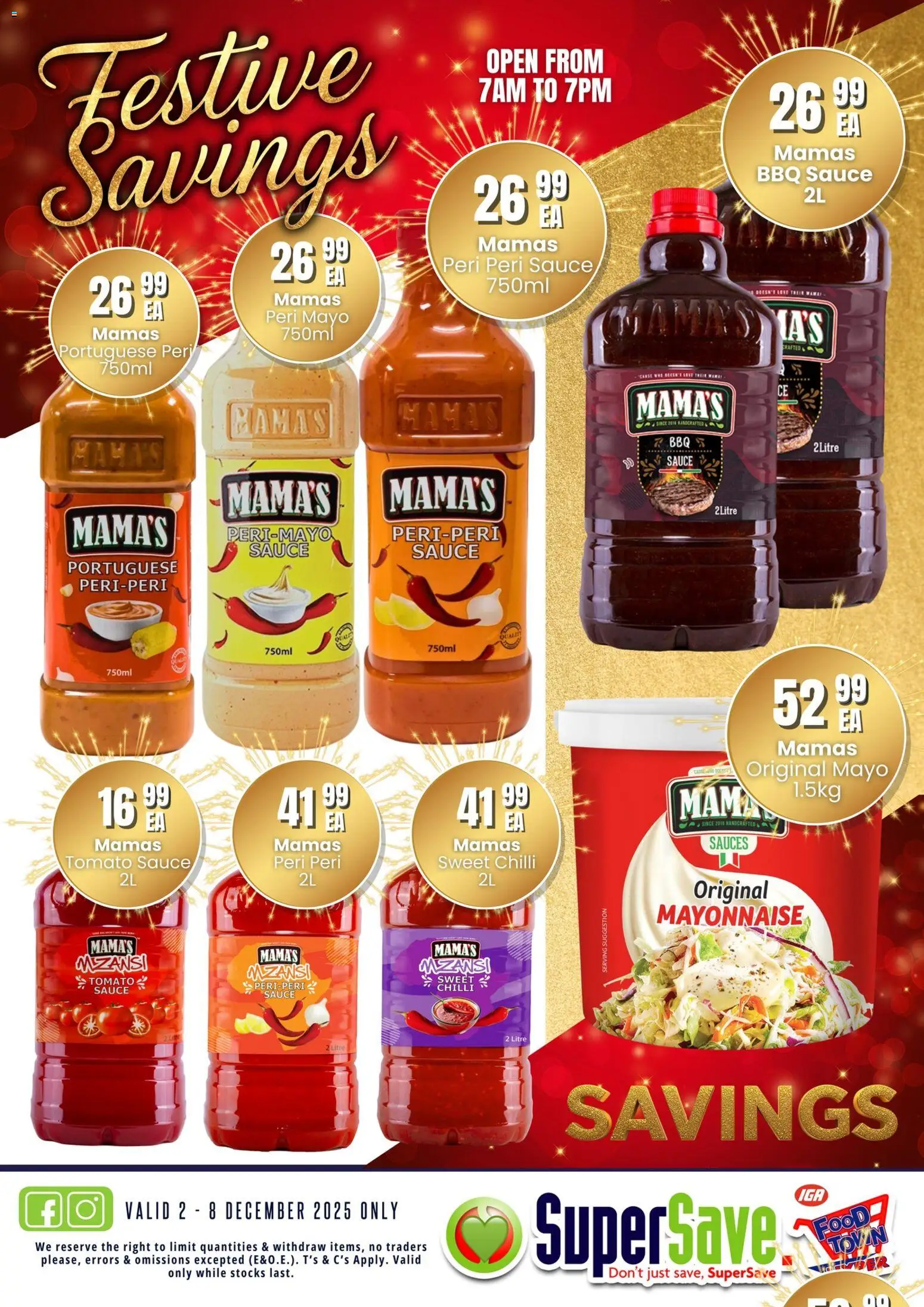 New Super Save catalogue – valid from 02.12.2025 | Page: 31 | Products: Sauces, Mayonnaise, Sauce, Chilli