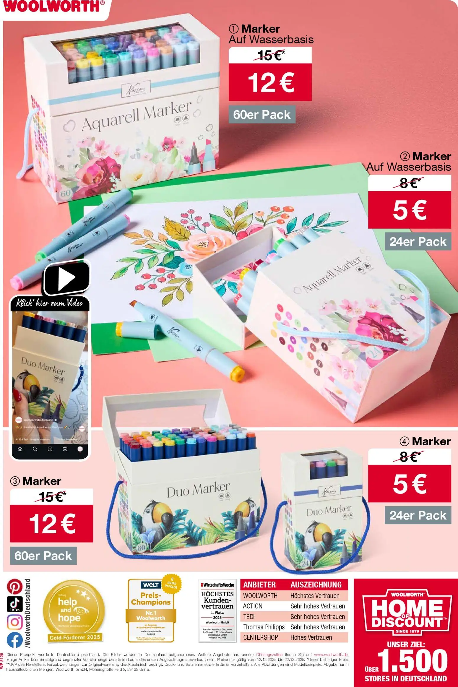 Woolworth Prospekt 	 – gültig ab 12.12.2025 | Seite: 18 | Produkte: Bilder, Video