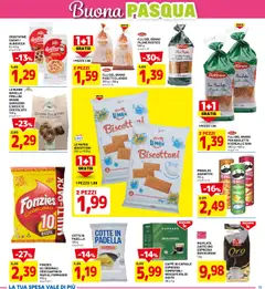 Anteprima del volantino D Più volantino valido a partire dal 26.03.2026 | Pagina: 11 | Prodotti: Farina, Mais, Cacao, Frollini