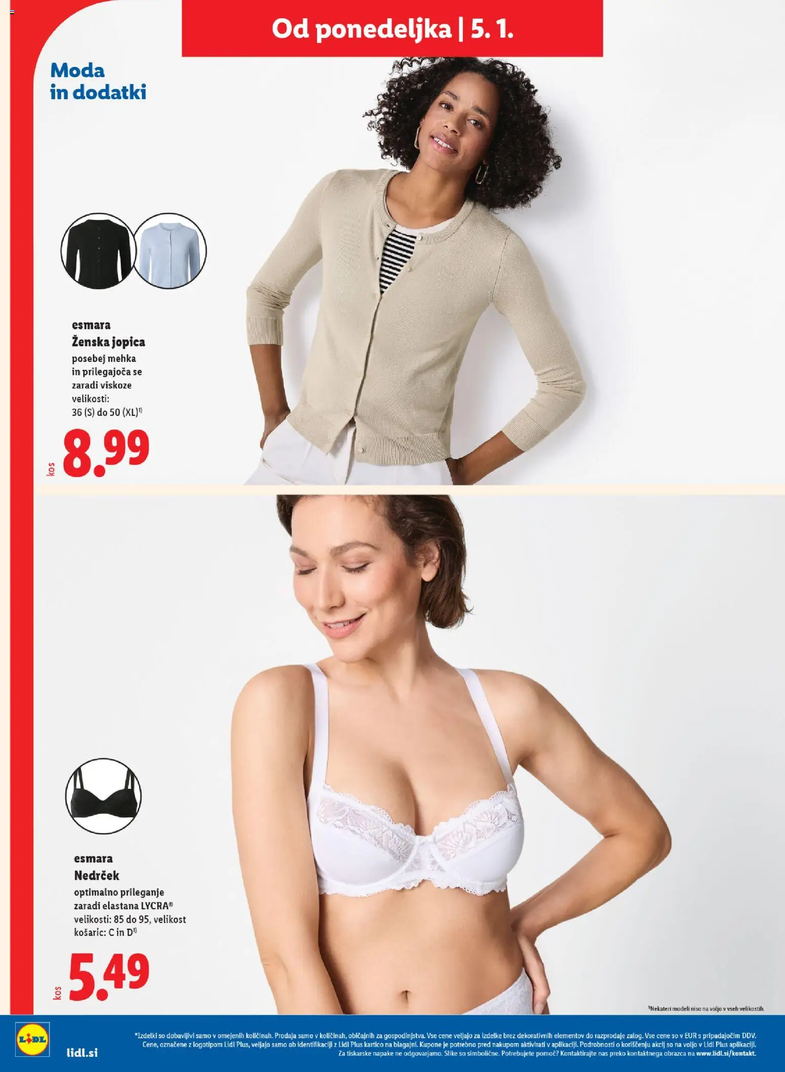 Novi Lidl katalog ponudbe – veljaven od 30.12.2025 | Stran: 42 | Izdelki: Jopica