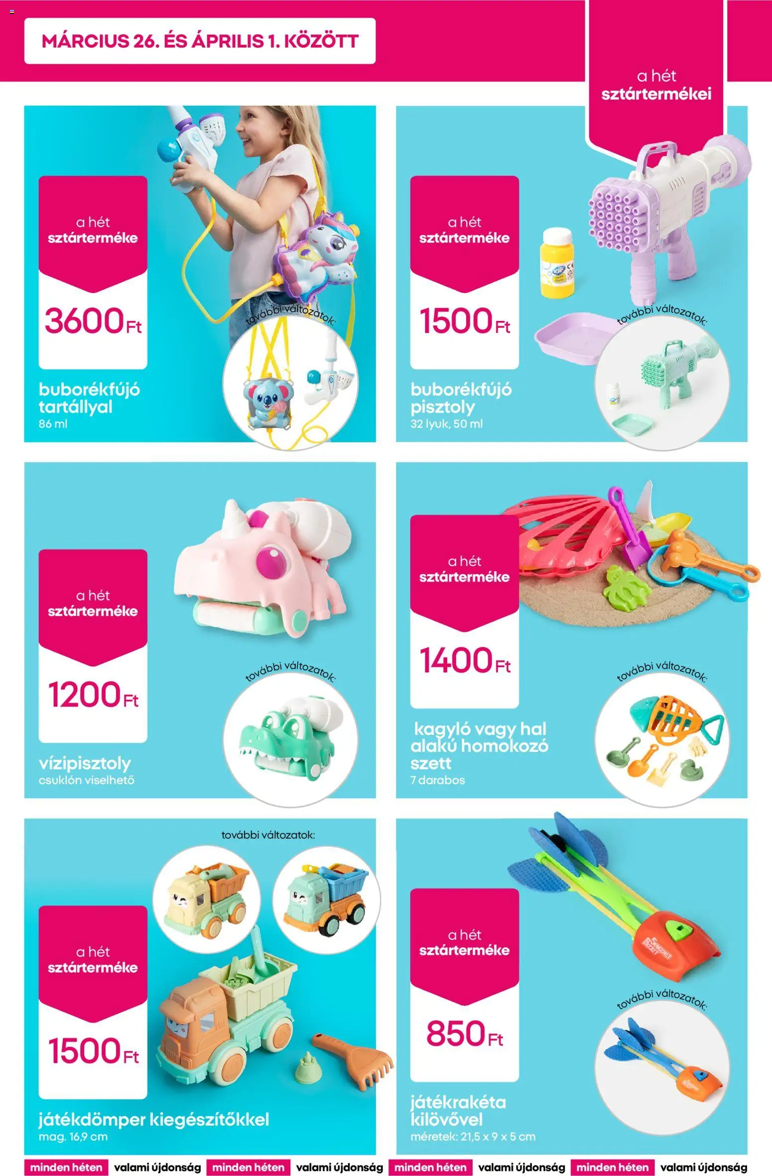 Pepco akciós ujság - amely érvényes a következő dátumtól: 26.03.2026 | Oldal: 3 | Termékek: Homokozó szett, Homokozo, Hal