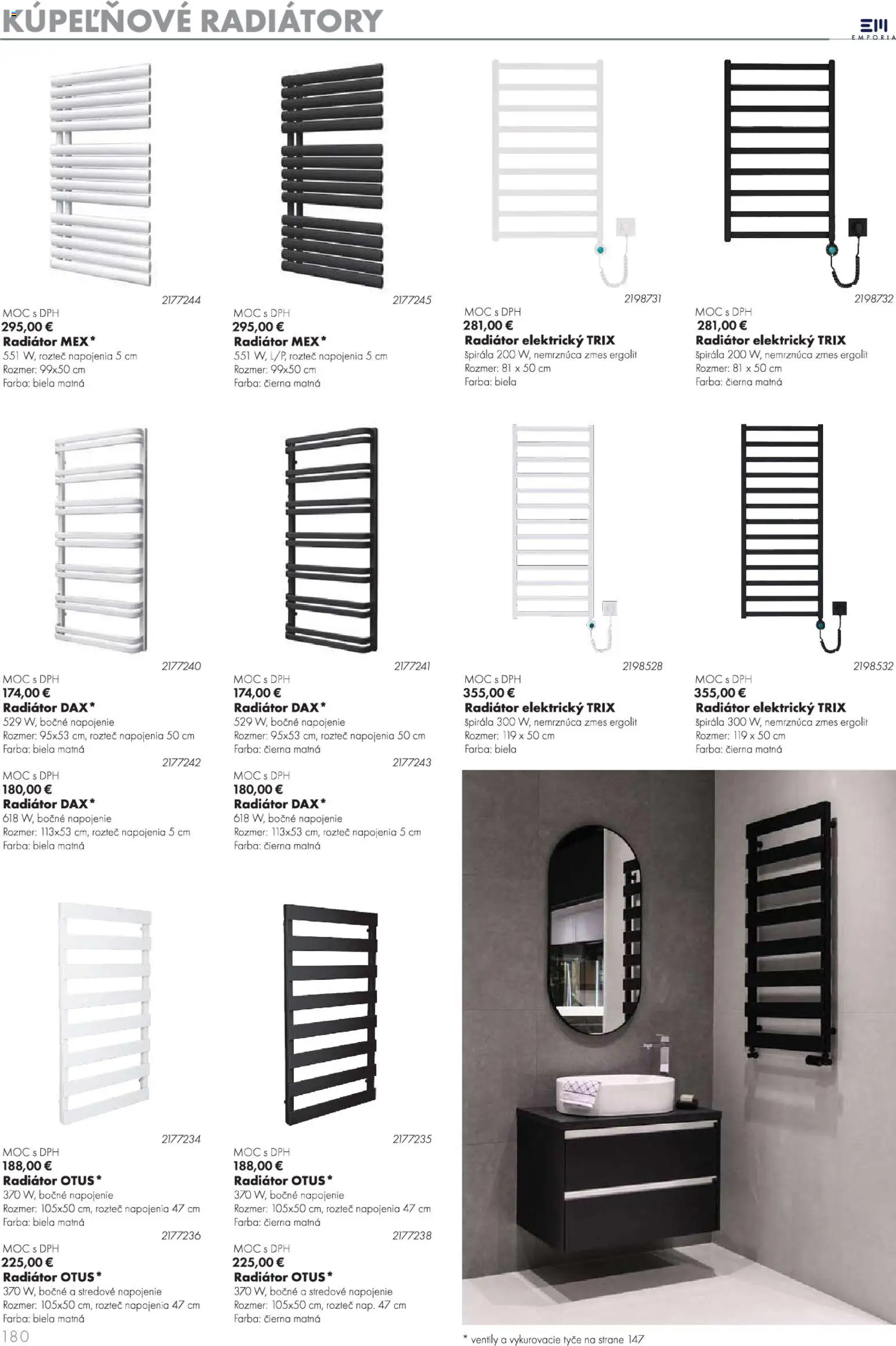 Nové Ingema akcie – leták je platný od 29.10.2025 | Strana: 182 | Produkty: Radiátory, Radiator