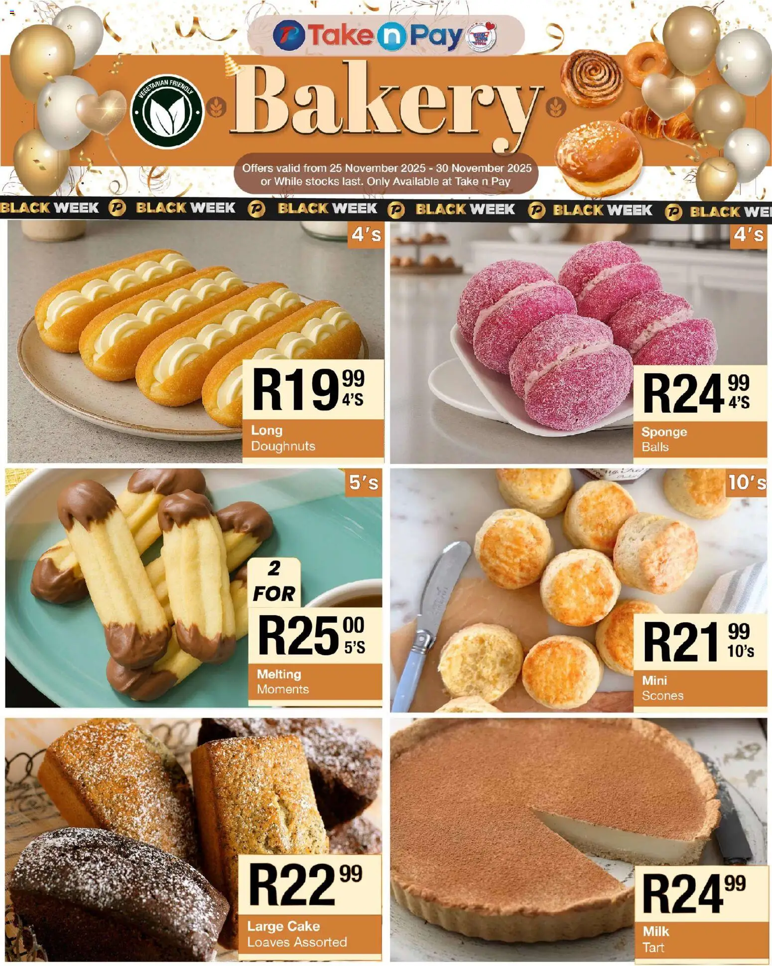 New Take n Pay catalogue – valid from 25.11.2025 | Page: 29 | Products: Cake, Bakery, Milk