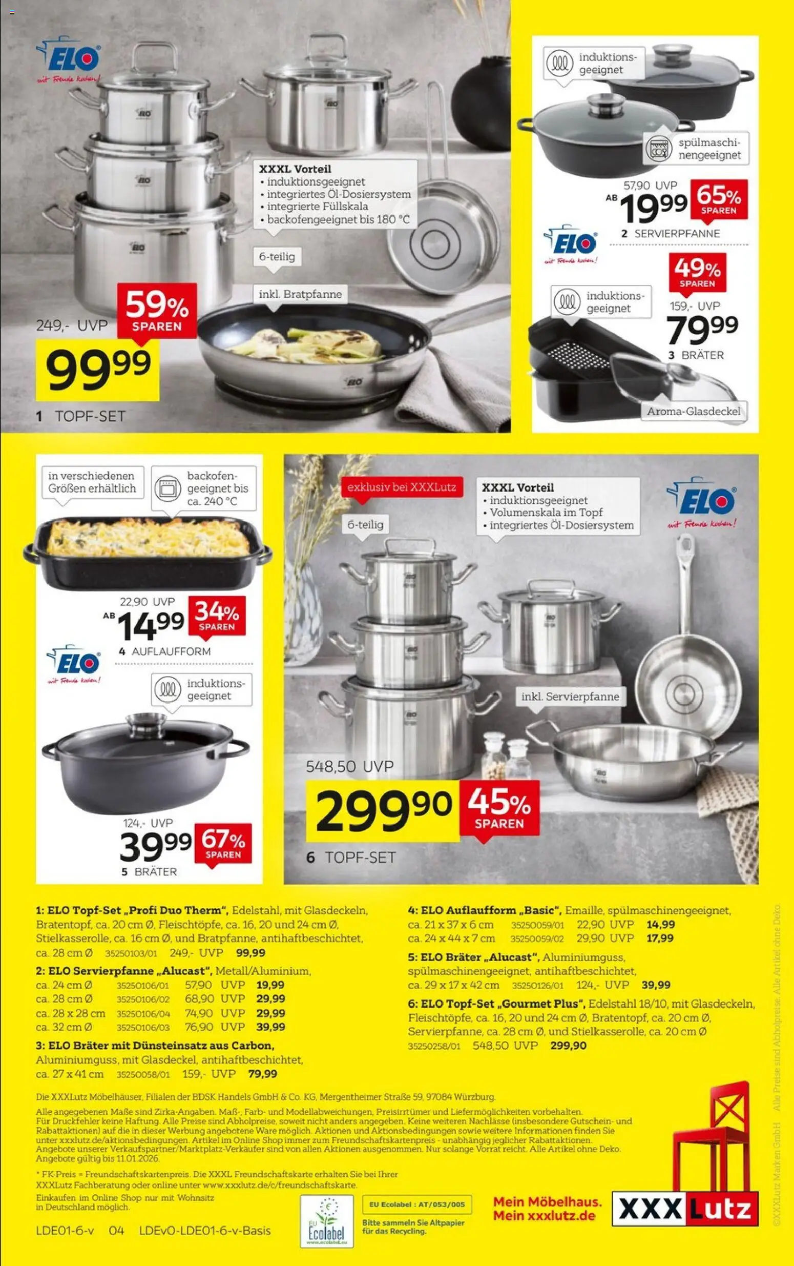 XXXL Lutz - Deutschlands größter WSV – gültig ab 27.12.2025 | Seite: 4 | Produkte: Backofen