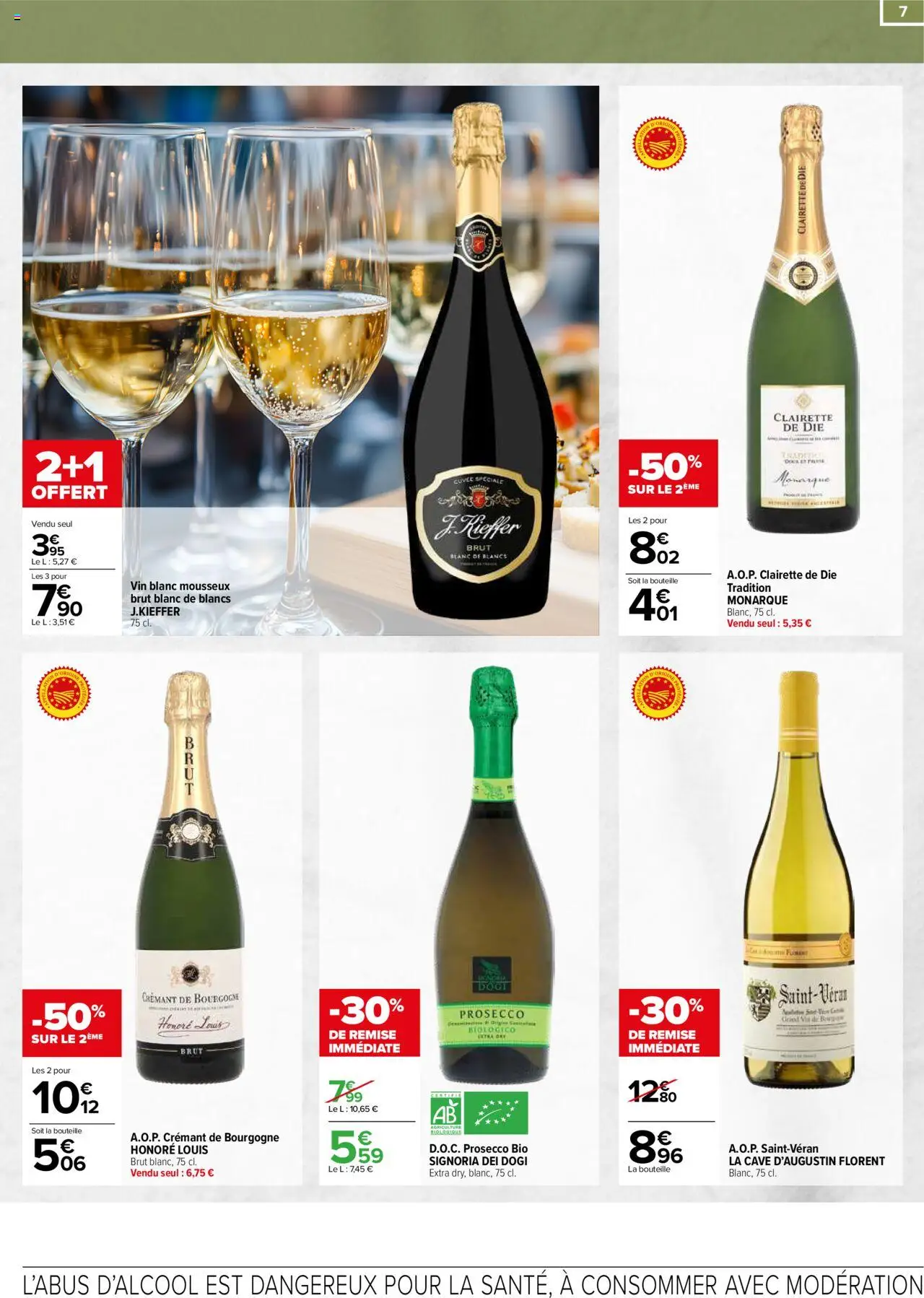  | Page: 7 | Produits: Clairette de die, Mousseux, Crémant, Vin