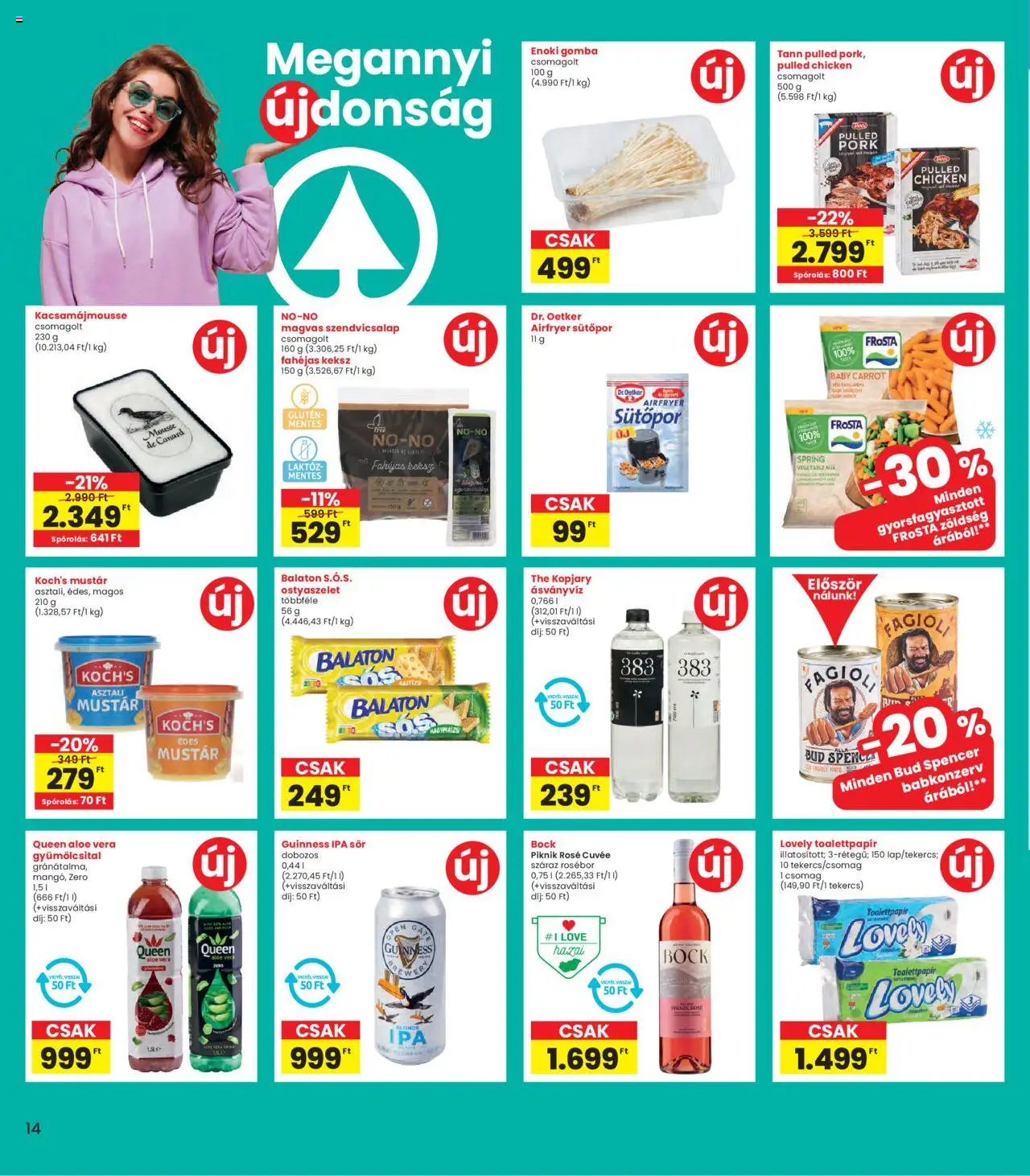 Interspar akciós ujság - amely érvényes a következő dátumtól: 11.09.2025 | Oldal: 14 | Termékek: Sütőpor, Aloe vera, Ásványvíz, Só