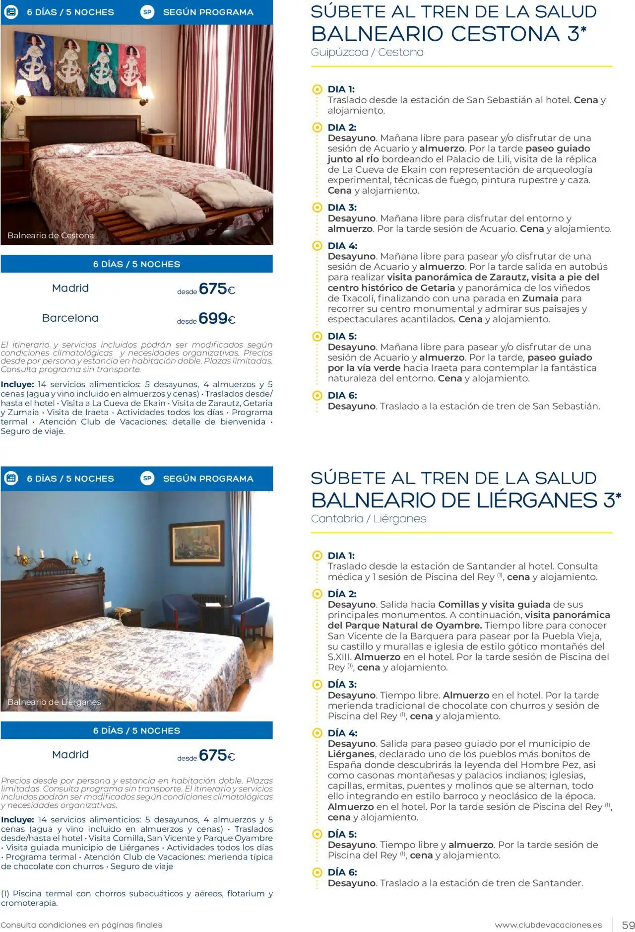 Viajes El Corte Inglés Club de Vacaciones │ válido desde el 01.01.2025 | Página: 59 | Productos: Chocolate, Vino