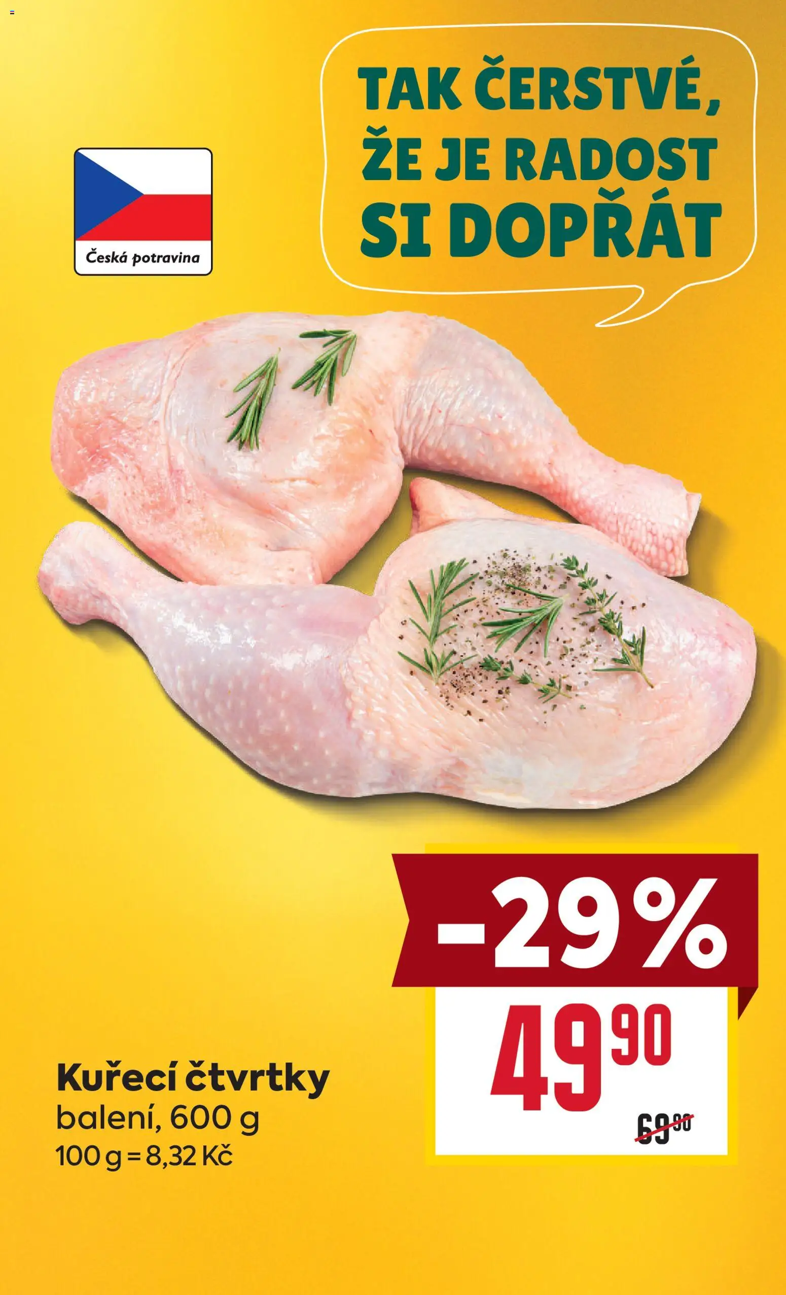 Billa Velký leták od 15.04.2026 | Strana: 6 | Produkty: Kuřecí čtvrtky