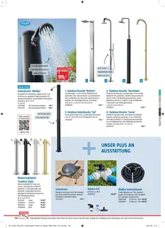 Bauhaus Freizeit im Garten ab 02.03.2026 gültig | Seite: 152 | Produkte: Gewicht, Duschkopf