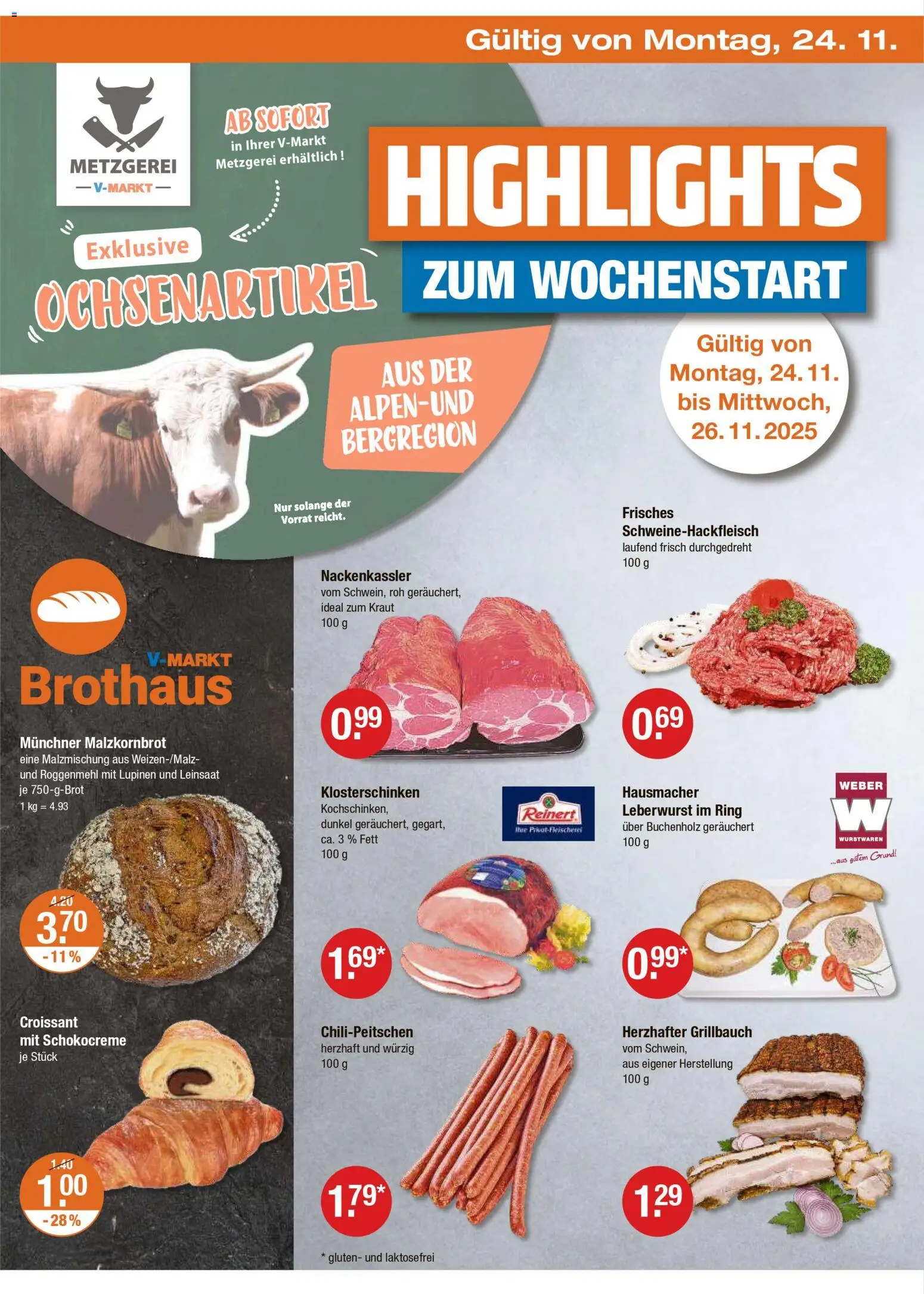 V-Markt - Black Friday – gültig ab 20.11.2025 | Seite: 22 | Produkte: Croissant, Kraut