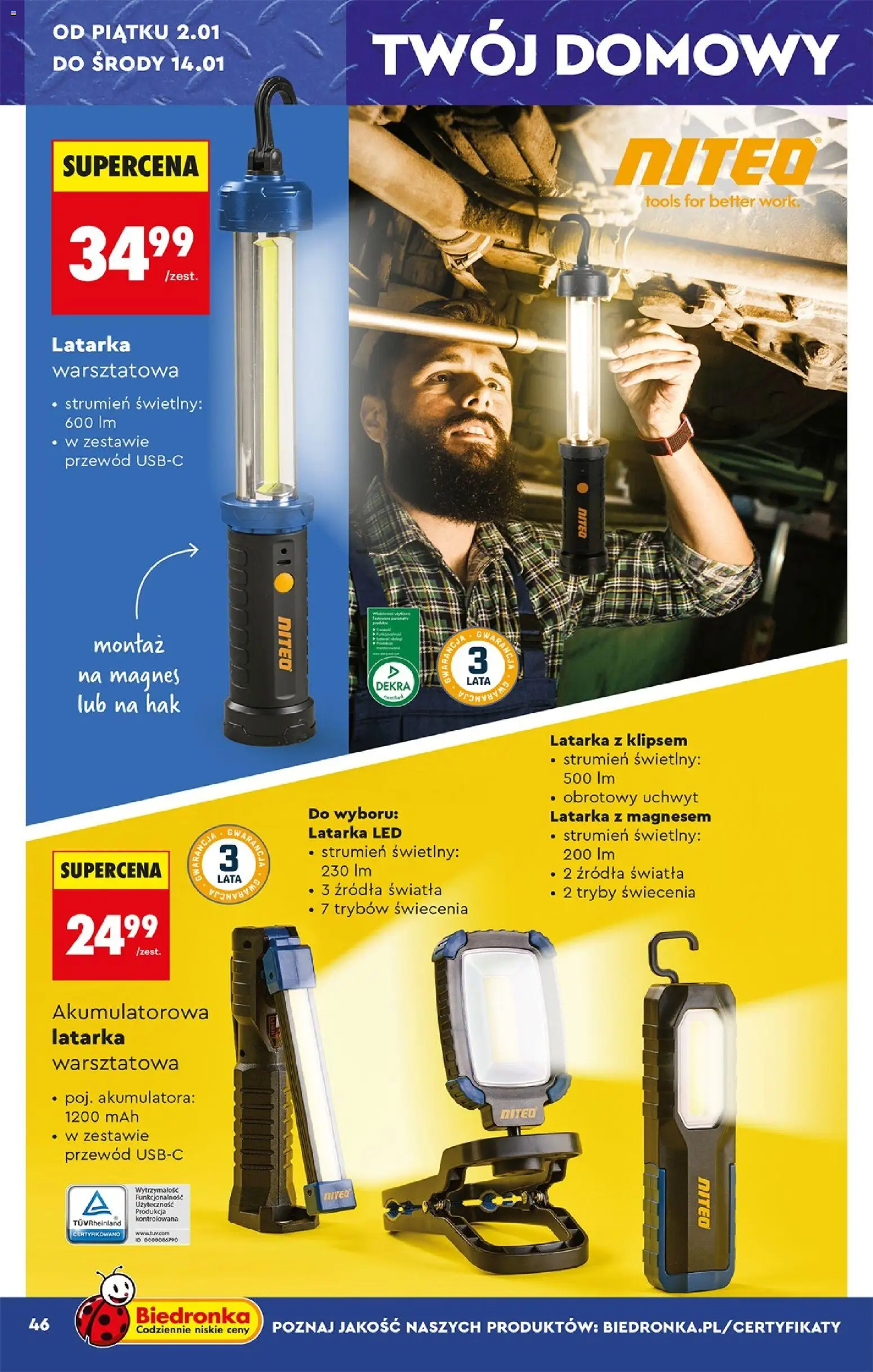 Biedronka gazetka - Hity i inspiracje od 29.12.2025 | Strona: 50