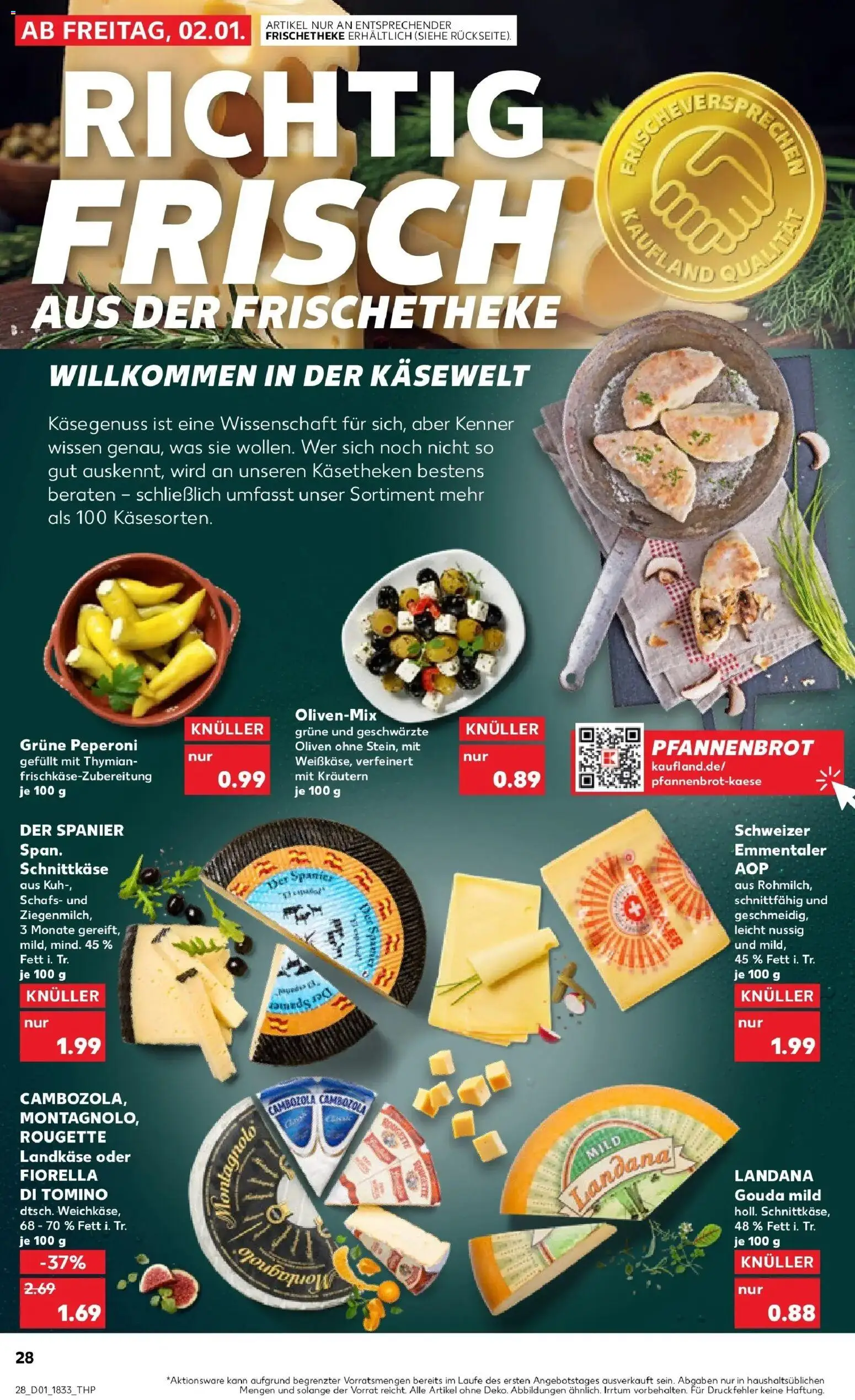 Kaufland prospekt Kerpen	 – gültig ab 05.01.2026 | Seite: 28 | Produkte: Gouda