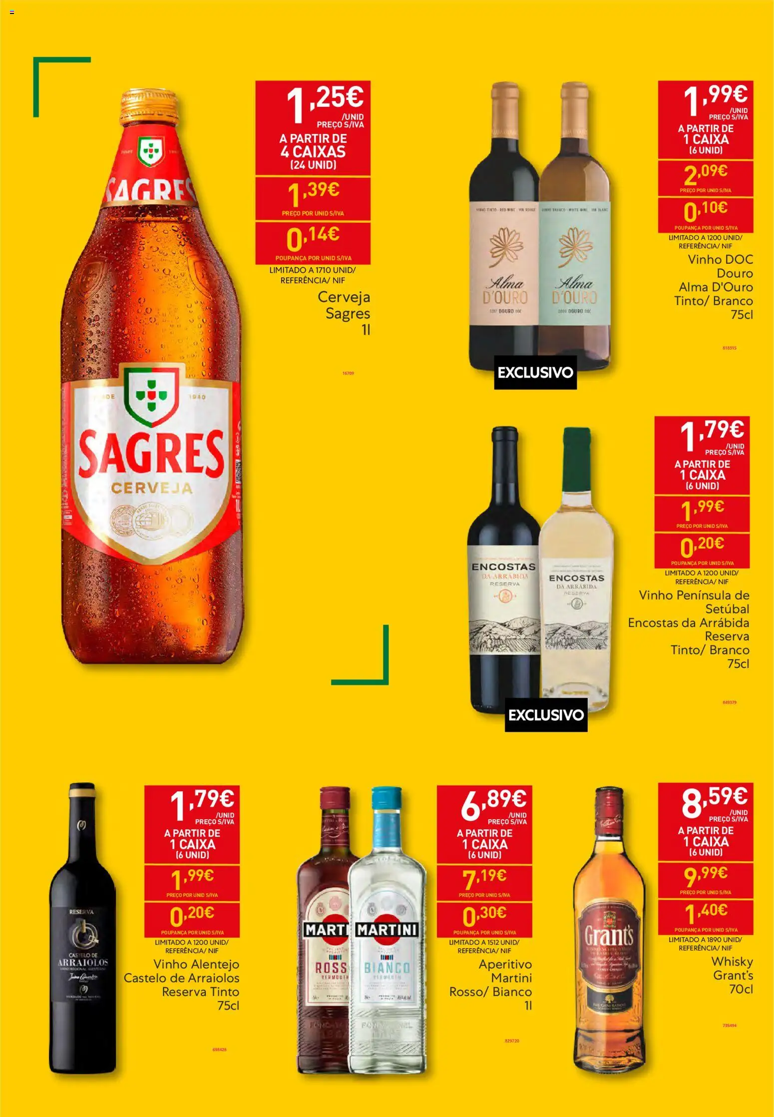 Recheio - Horeca Bons Negócios │ válido de 24.02.2026 | Página: 3 | Produtos: Whisky, Caixa, Vinho, Cerveja