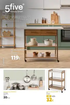 Pré-visualização Hôma Catálogo válido de 13.02.2026 | Página: 16 | Produtos: Fogão, Carrinho de apoio