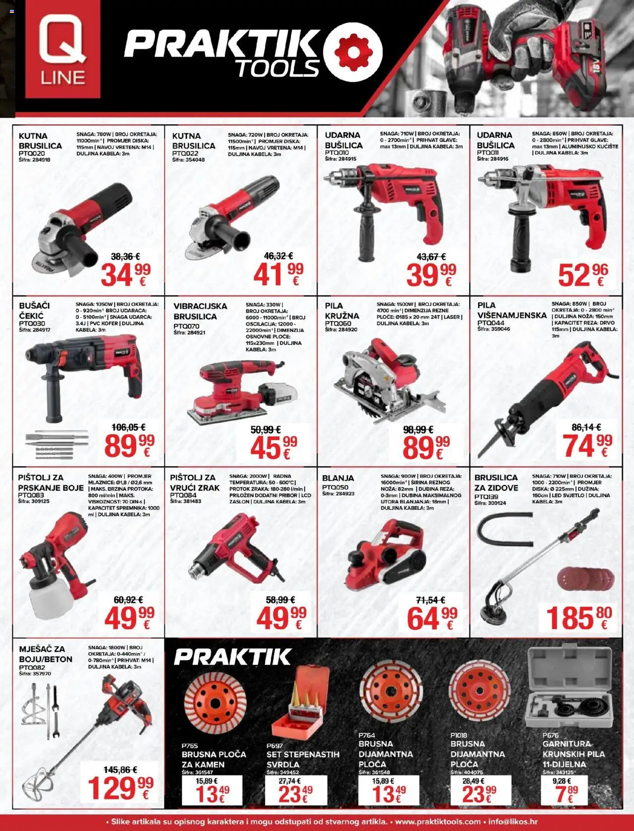 Pevex katalog | vrijedi od 28.08.2025 | Stranica: 25 | Proizvodi: Brusilica, Kofer, Pila, Bušilica