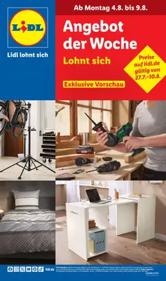Lidl Prospekt 	 gültig ab dem 04.08.2025