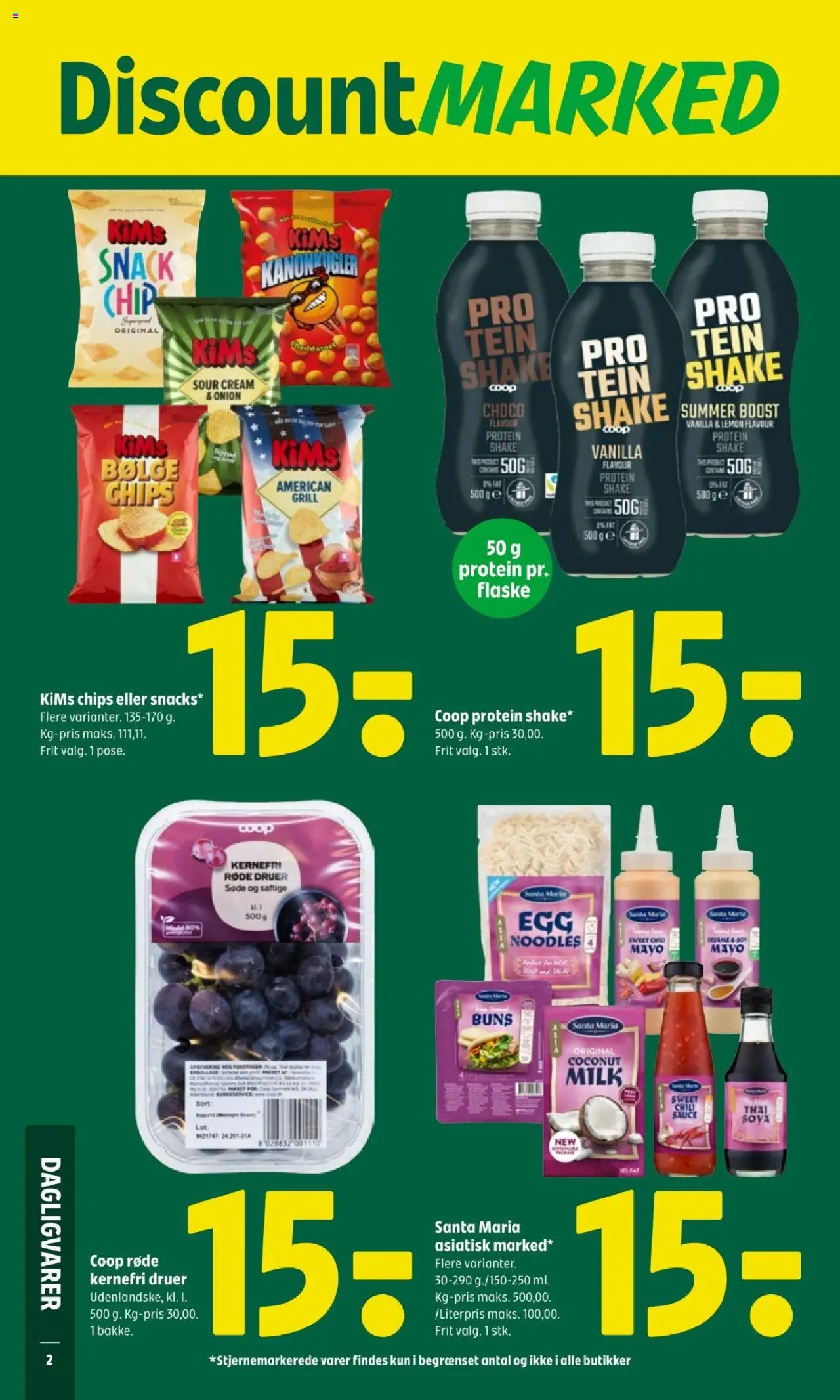 Coop 365 Tilbudsavis gyldig fra 07.08.2025 | Side: 2 | Produkter: Chips, Grill