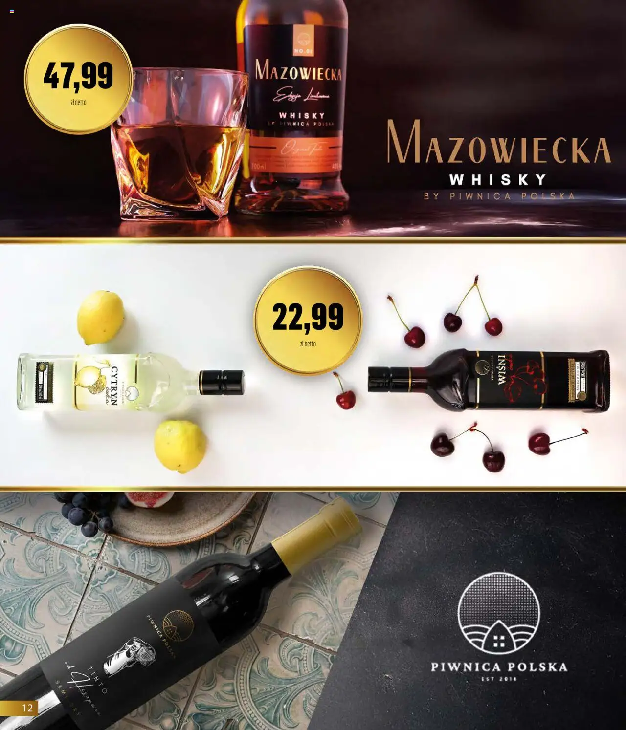 Eurocash Gazetka - Horeca od 01.09.2025 | Strona: 12 | Produkty: Whisky