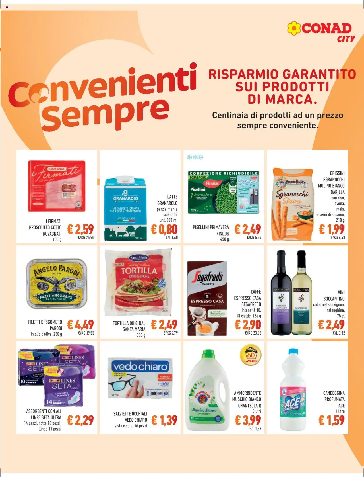 Volantino Conad del 10.10.2025 | Pagina: 7 | Prodotti: Caffè, Olio, Prosciutto, Occhiali