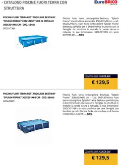 Anteprima del volantino Eurobrico Piscine Fuori Terra con Struttura catalogo valido a partire dal 23.07.2025 | Pagina: 2 | Prodotti: Piscina, Terra