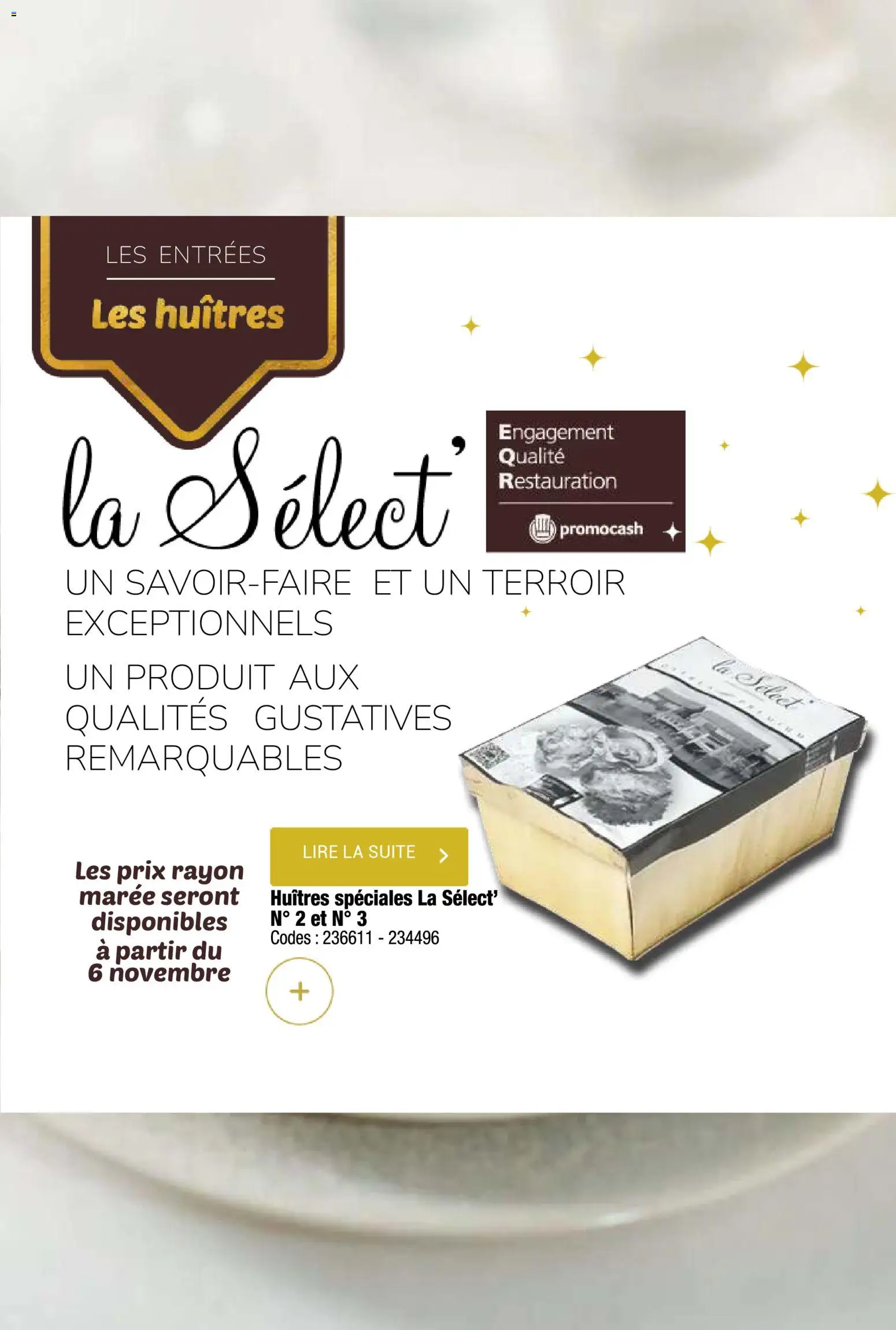{H1} | Page: 18 | Produits: Huîtres