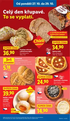 Náhled letáku Premium croissant s pistáciovou náplní, 90 g, jemné pečivo od 27.10.2025 | Strana: 11