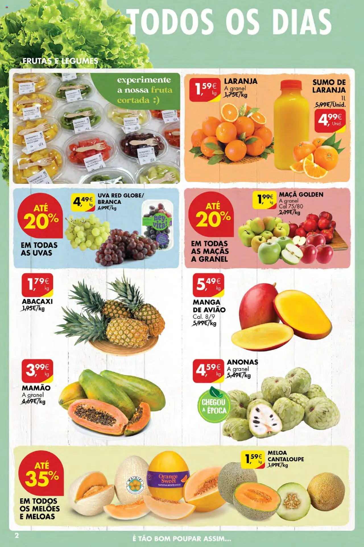 Pingo Doce Poupe Esta Semana Açores │ válido de 18.09.2025 | Página: 2 | Produtos: Maça, Sumo, Abacaxi, Uvas