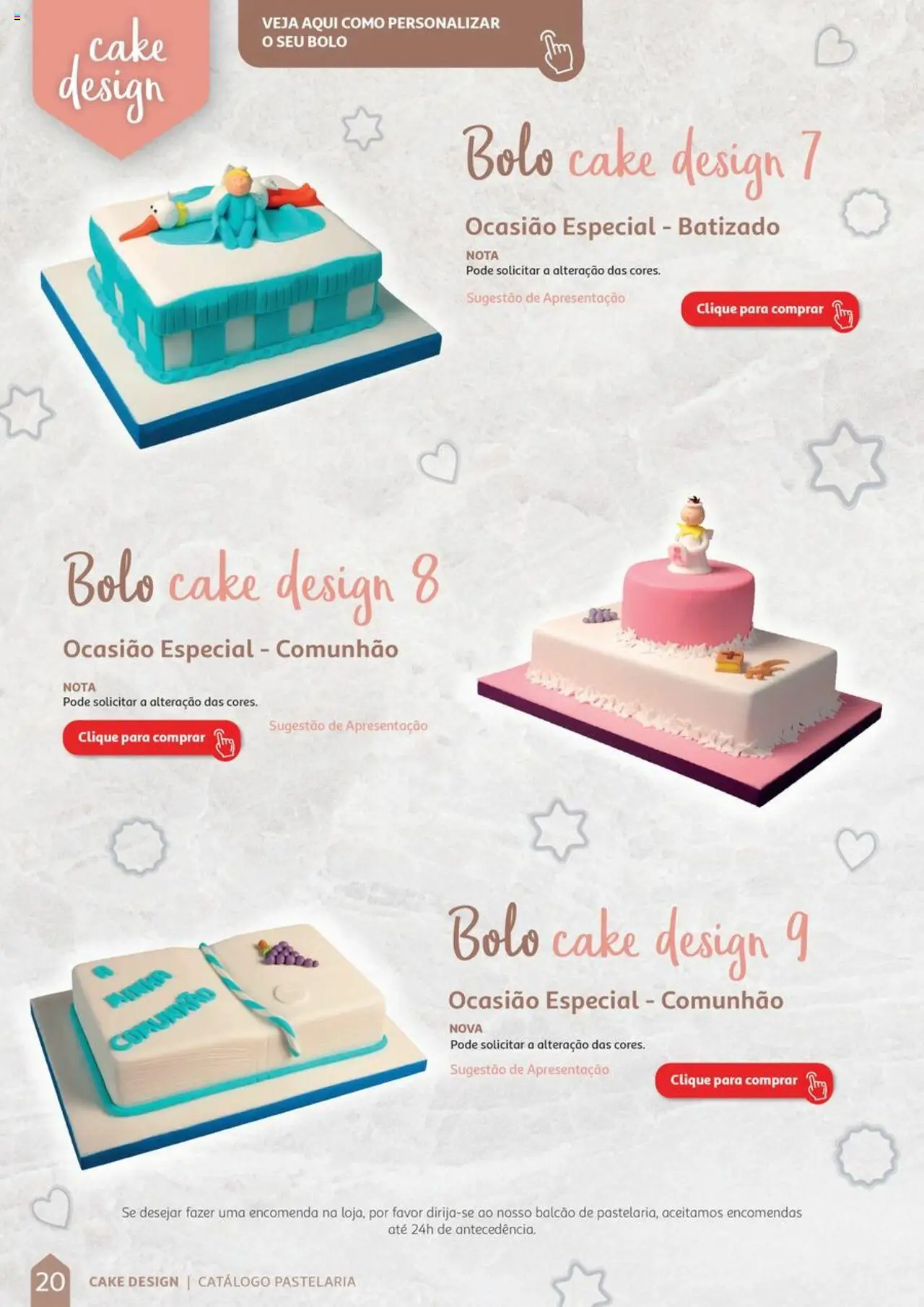 Auchan Catálogo de Pastelaria │ válido de 08.04.2024 | Página: 20 | Produtos: Bolo