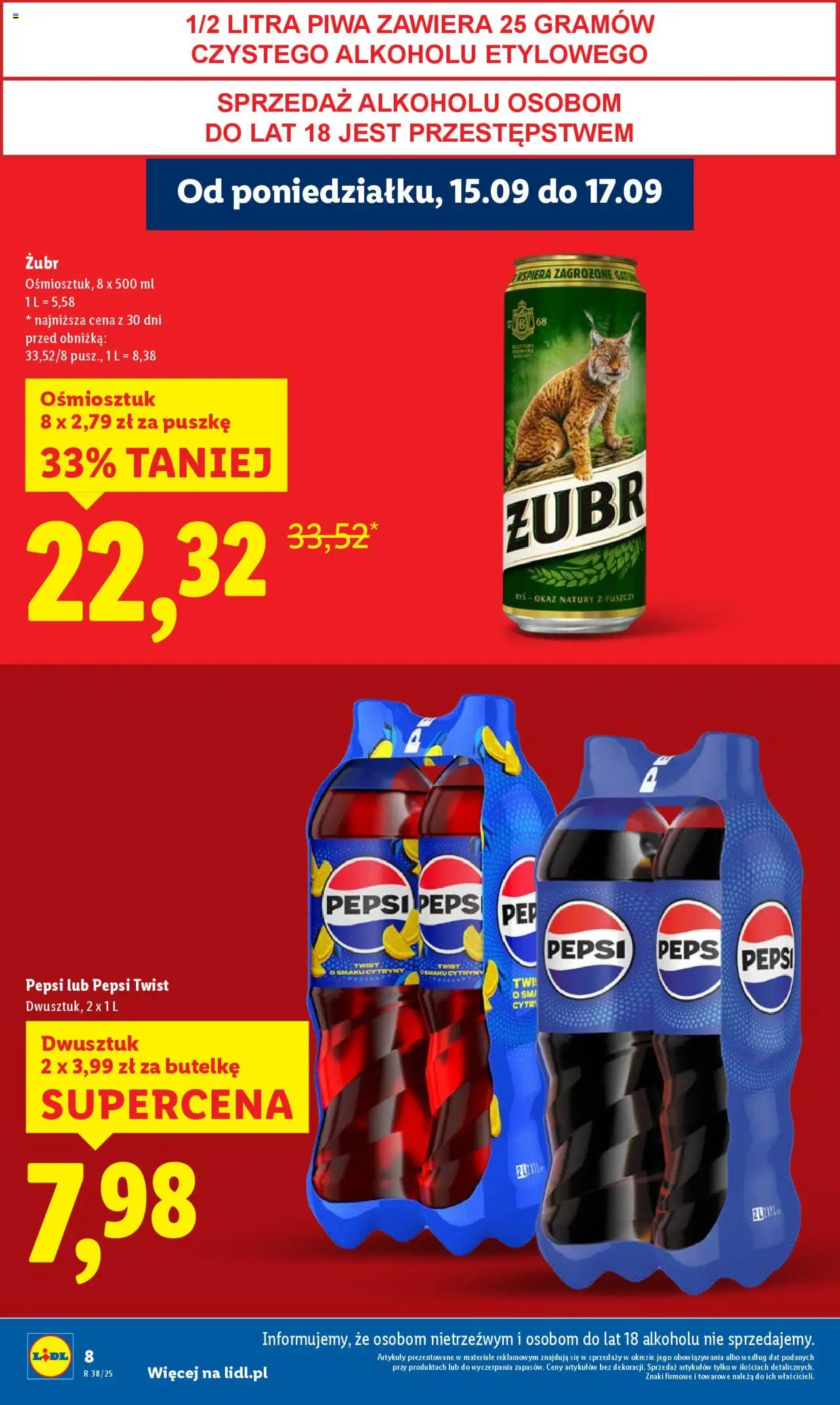 Lidl Gazetka od 15.09.2025 | Strona: 8