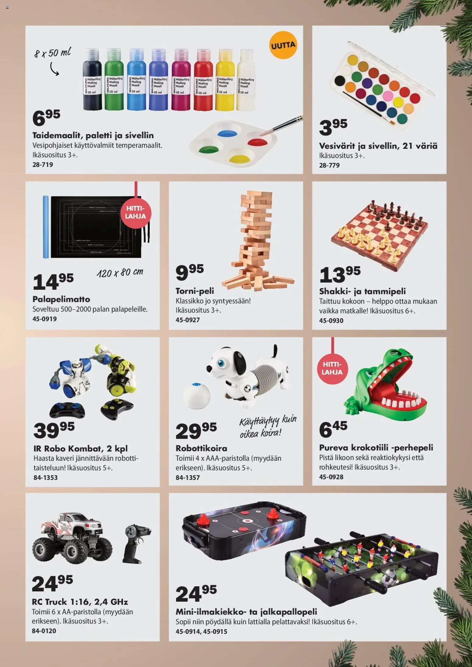 Biltema tarjoukset – voimassa 10.12.2025 alkaen | Sivu: 5 | Tuotteet: Maali, Robotti, Vesivärit, Sivellin