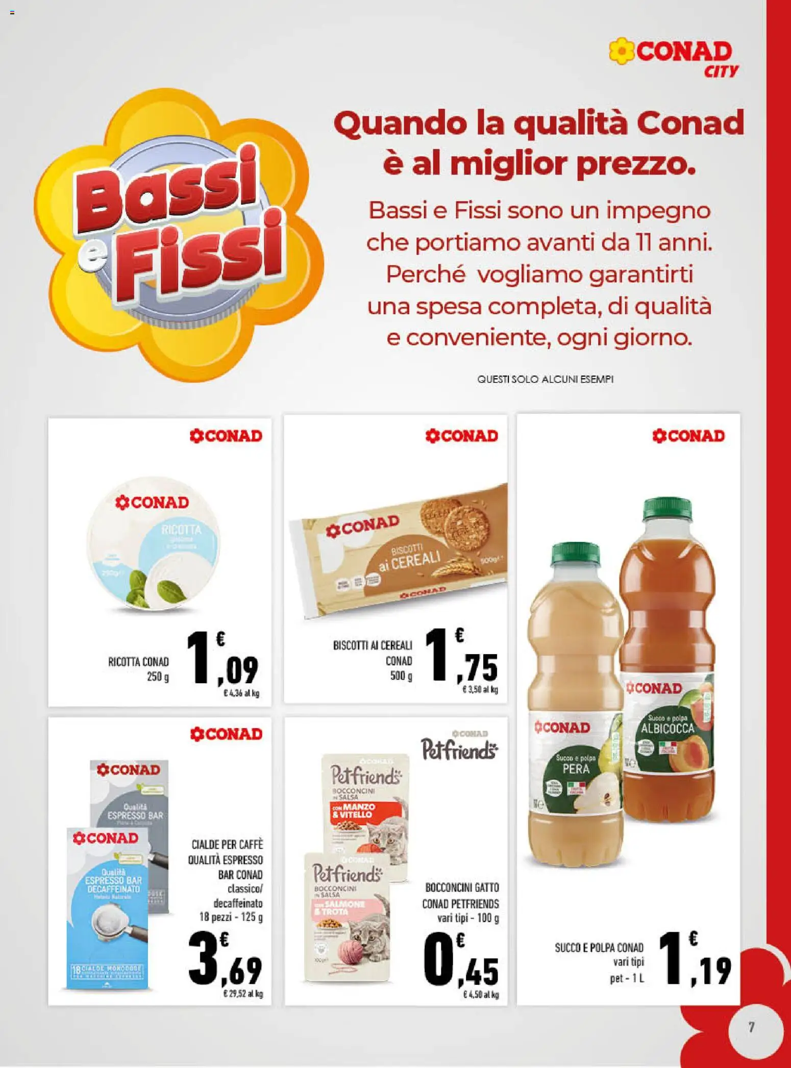 Volantino Conad del 28.01.2026 | Pagina: 7 | Prodotti: Succo, Salmone, Cereali, Trota