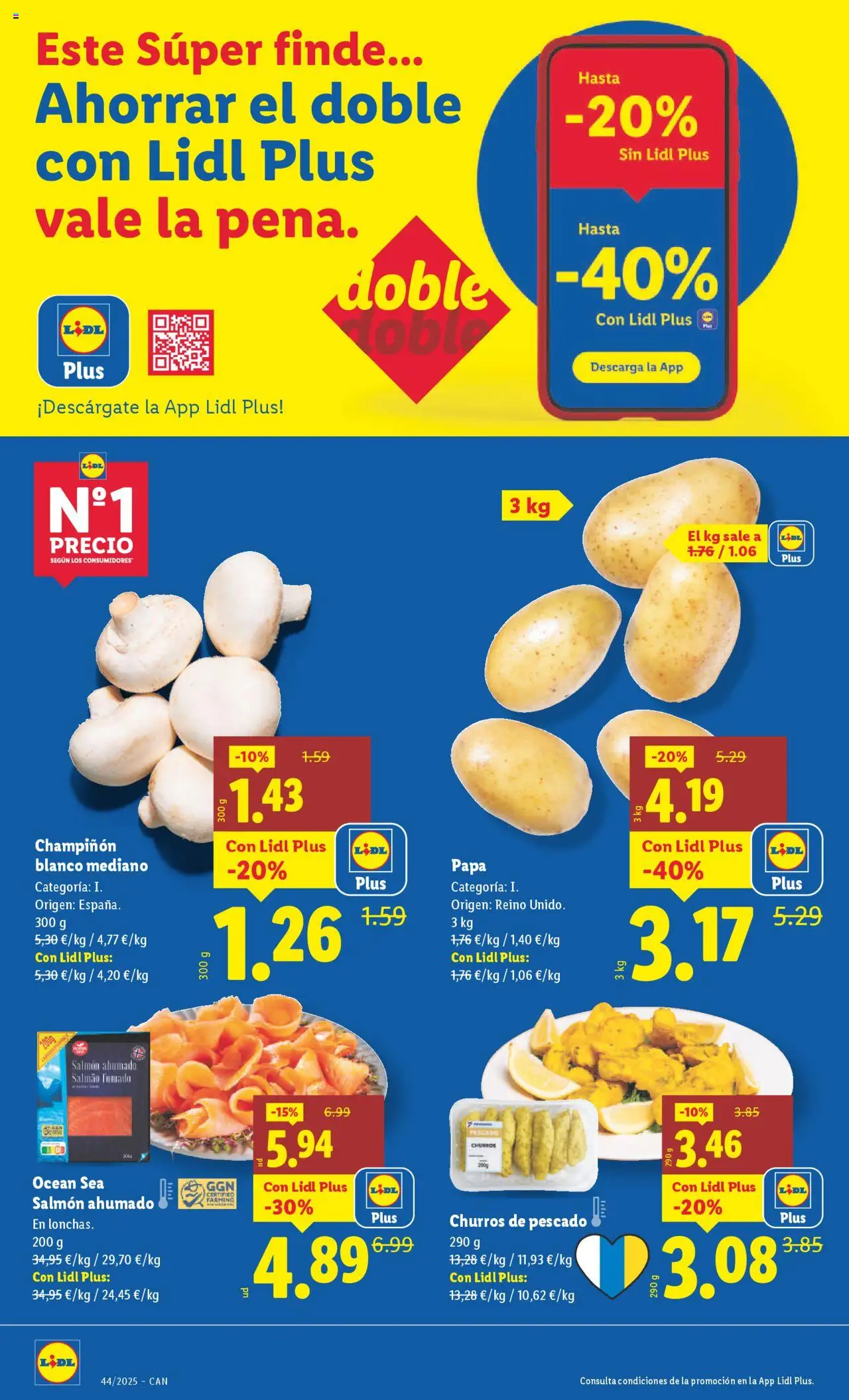 Lidl - Canarias │ válido desde el 27.10.2025 | Página: 18 | Productos: Pescado, Salmón ahumado