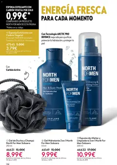 Vista previa Oriflame - Catálogo Campaña 5 válido desde el 01.04.2026 | Página: 142 | Productos: Champú, Espuma de afeitar, Gel de ducha, Γαύρος