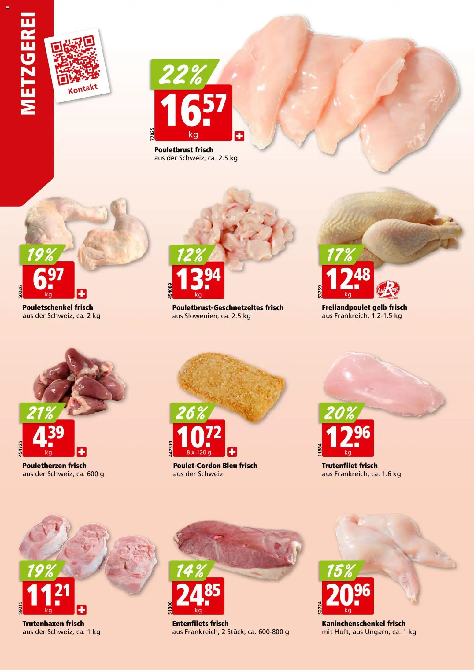 Aligro Aktionen Schlieren, Gossau SG, Frauenfeld, Rapperswil-Jona, Sargans, Bern, Brüttisellen, Pratteln, Emmen, Spreitenbach – gültig ab 27.10.2025 | Seite: 6 | Produkte: Pouletbrust