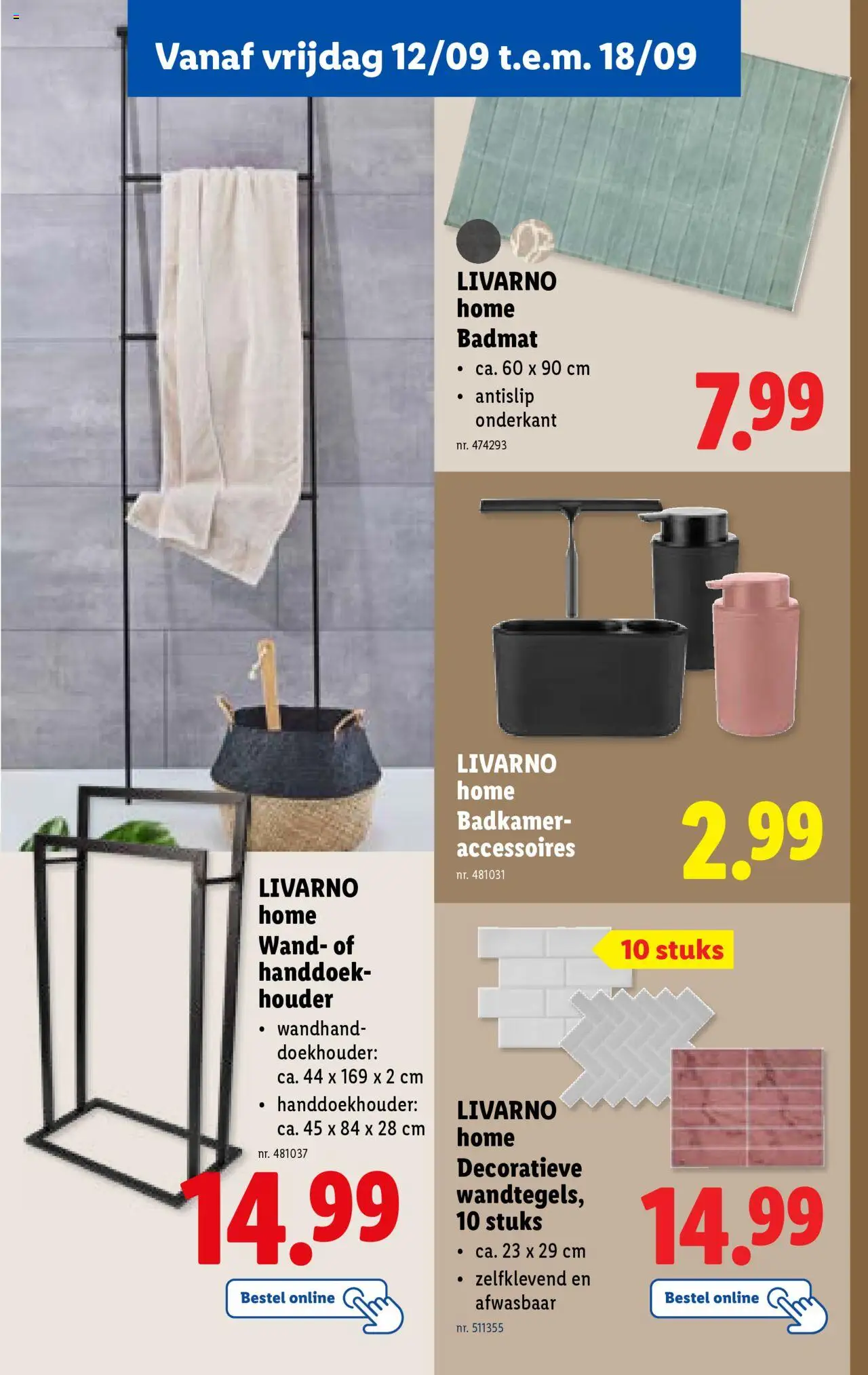  | Pagina: 47 | Producten: Badmat, Handdoek