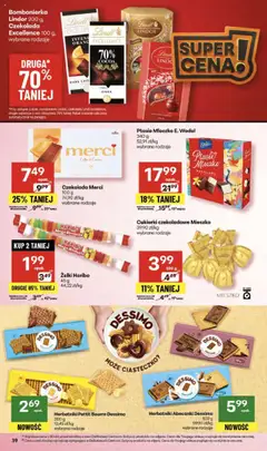 Delikatesy Centrum Gazetka od 18.09.2025 | Strona: 39 | Produkty: Czekolada lindt, Czekolada merci, Merci, Ptasie mleczko