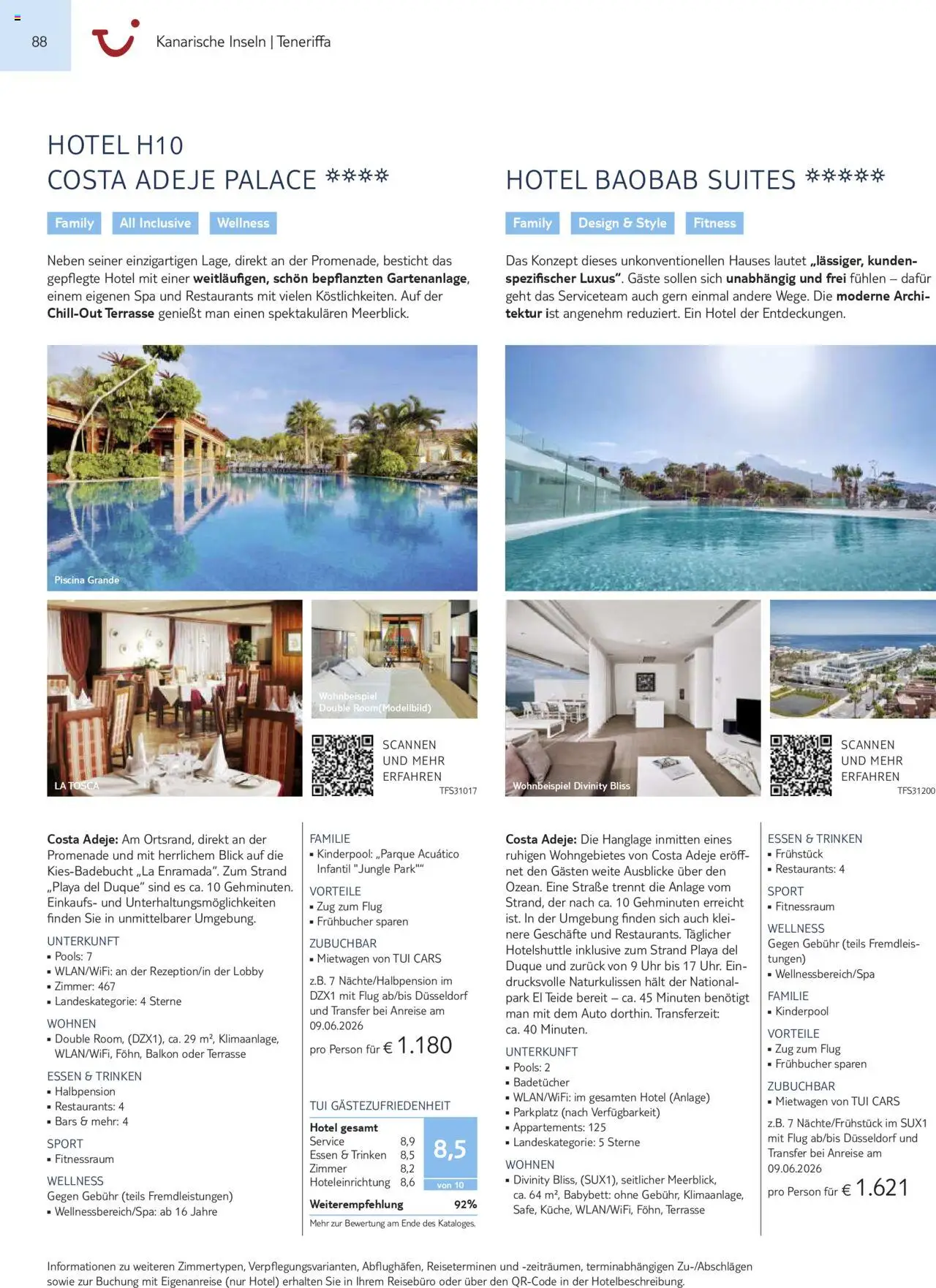 TUI Prospekt Kanaren, Kapverden & Senegal 2025/26	  – gültig ab 01.11.2025 | Seite: 88 | Produkte: Babybett, Uhr