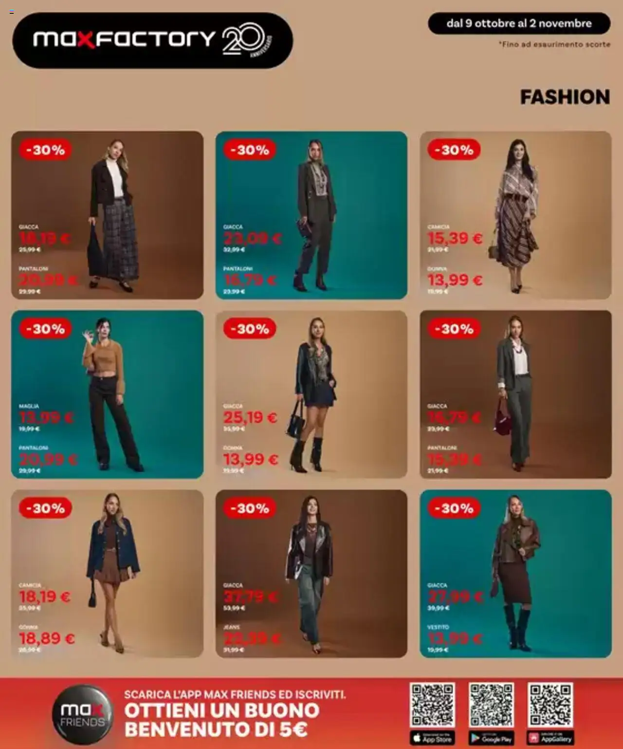 Volantino Max Factory del 09.10.2025 | Pagina: 5 | Prodotti: Camicia, Giacca, Pantaloni, Vestito