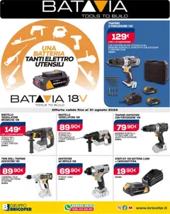 Anteprima del volantino Bricofer Batavia catalogo valido a partire dal 28.05.2025