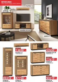 Merkury Market Akciós újság - amely érvényes a következő dátumtól: 01.02.2026 | Oldal: 6 | Termékek: Bútor, Komód, Vitrin, Szekrény